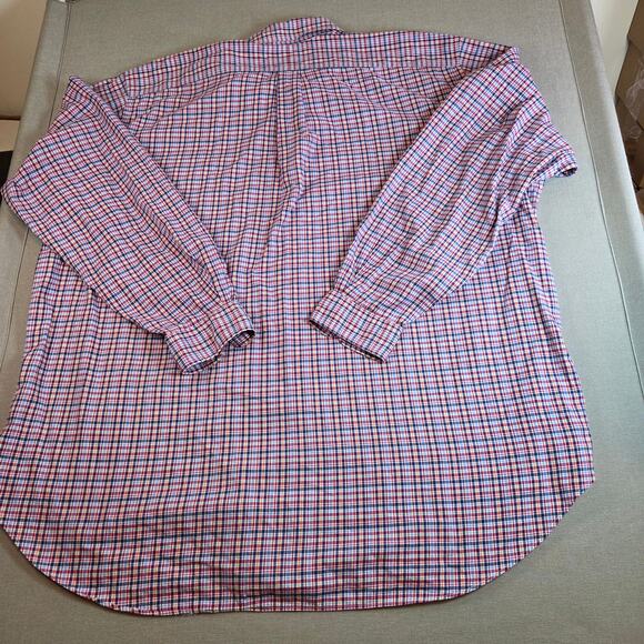 Polo Ralph Lauren 3XLT Plaid Cotton Button Down Shirt Long Sleeve Tall - Picture 2 of 15